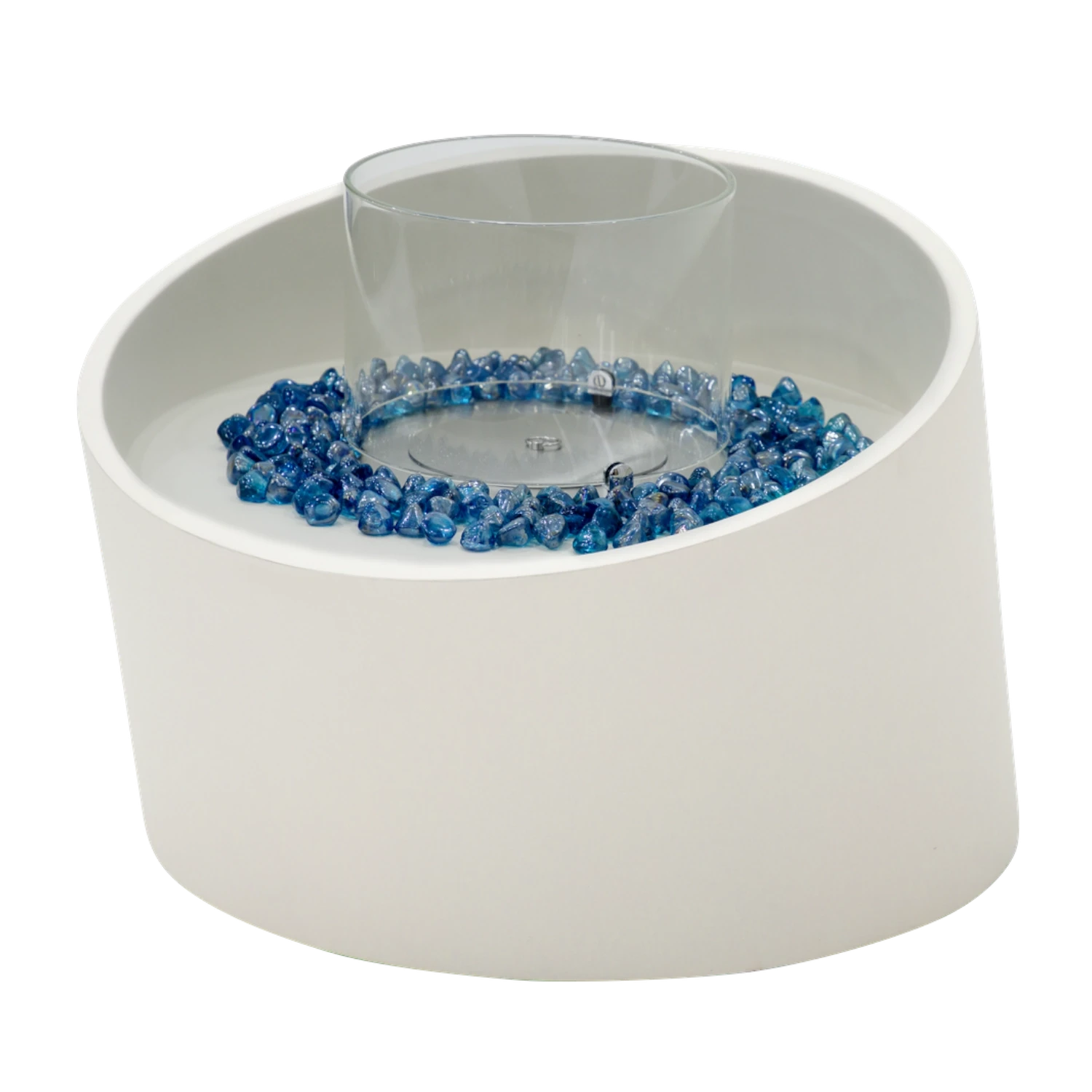 TORRE Columna de Bioetanol – Blanco Crema
