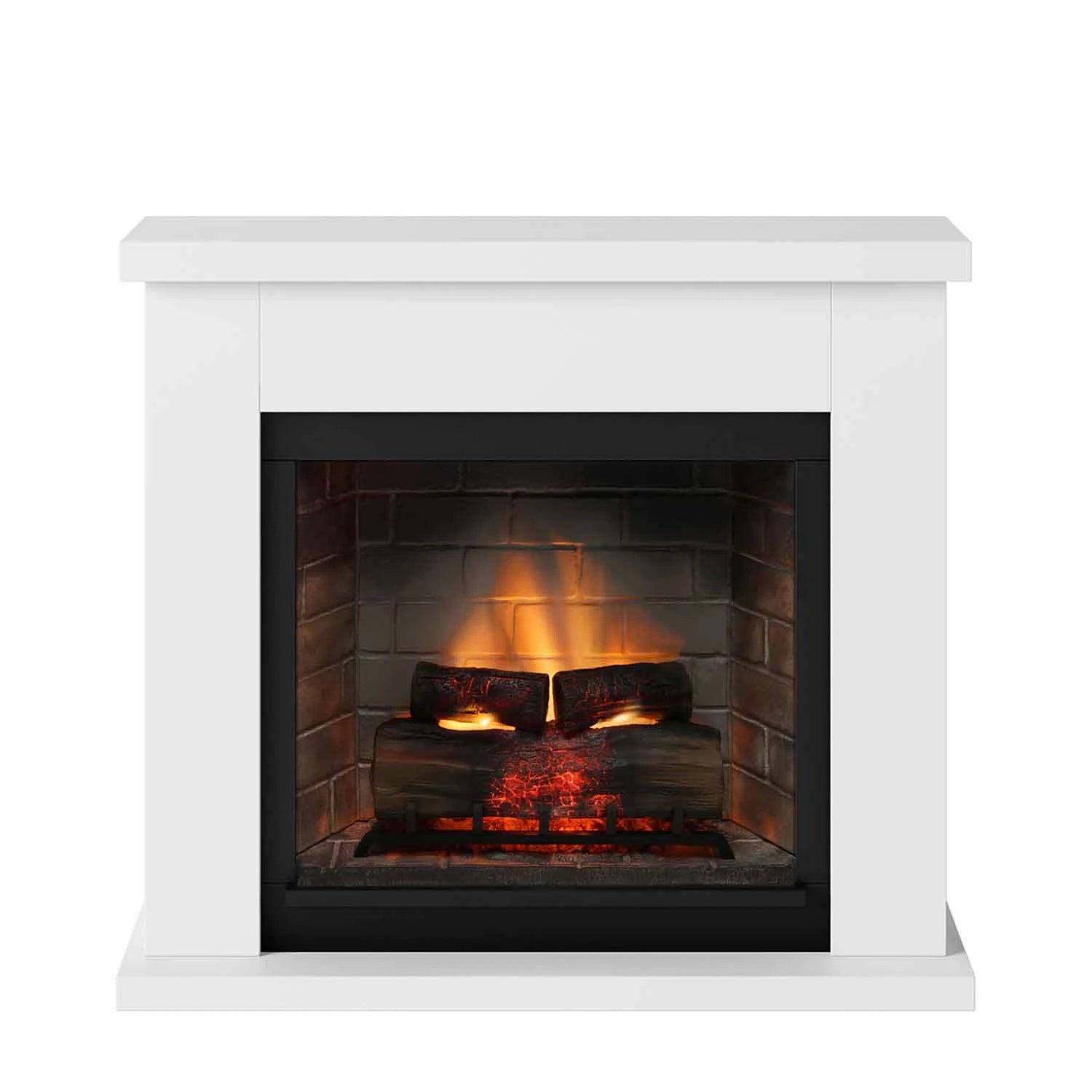 Chimenea eléctrica Frode - blanca