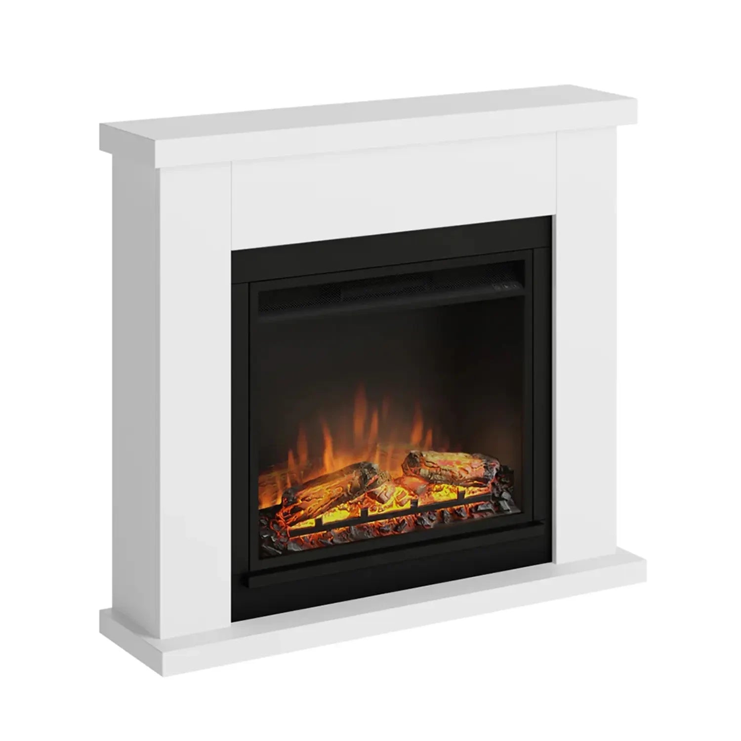 Chimenea eléctrica Frode - blanca