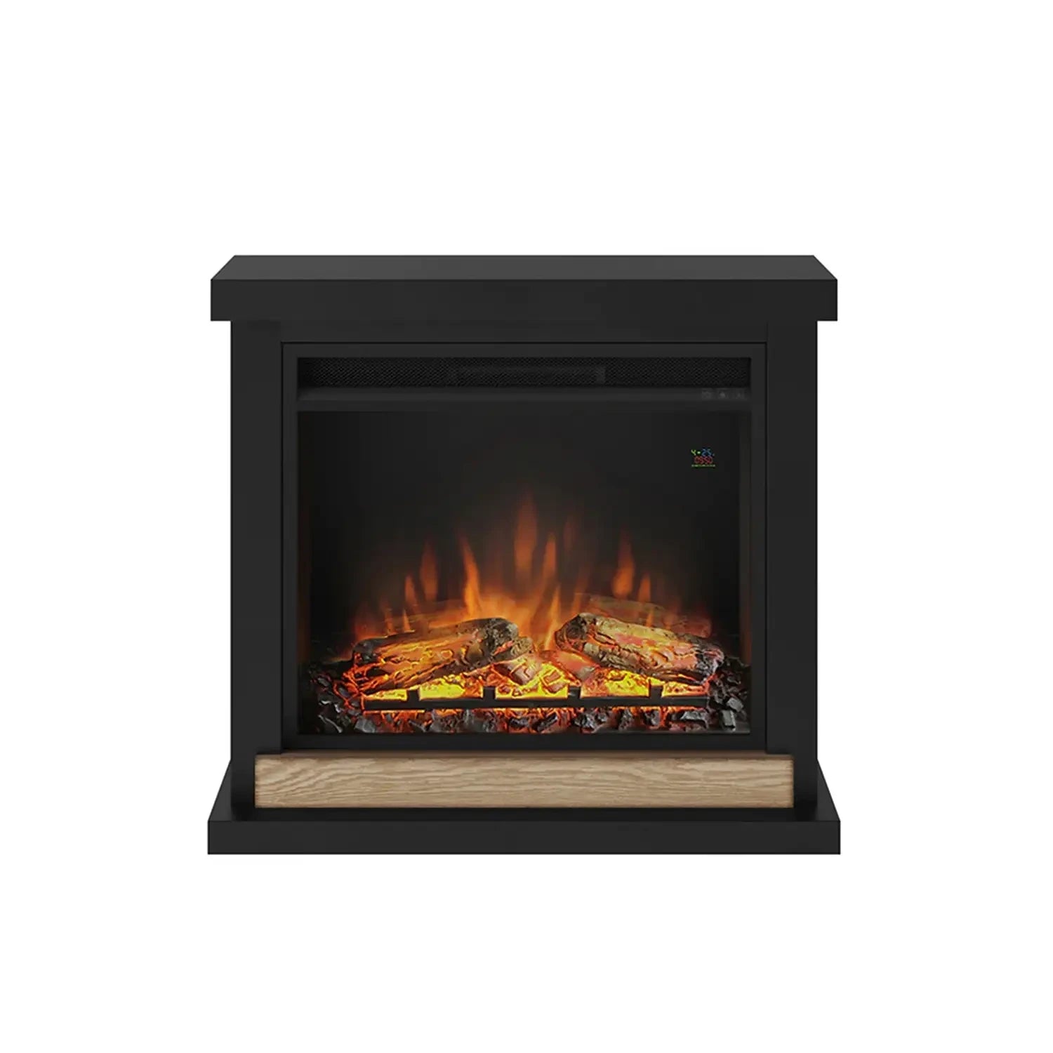 Chimenea eléctrica Hagen - negra