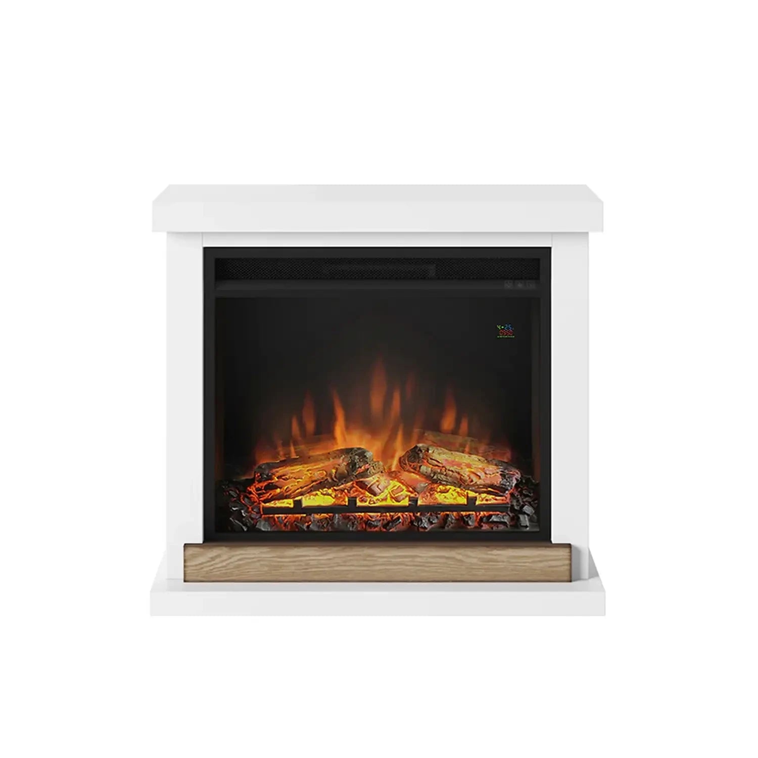 Chimenea eléctrica Hagen - blanca
