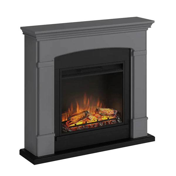 Chimenea eléctrica Helmi - gris