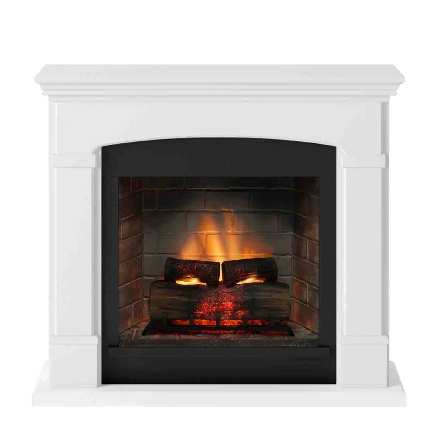 Chimenea eléctrica Helmi - blanca