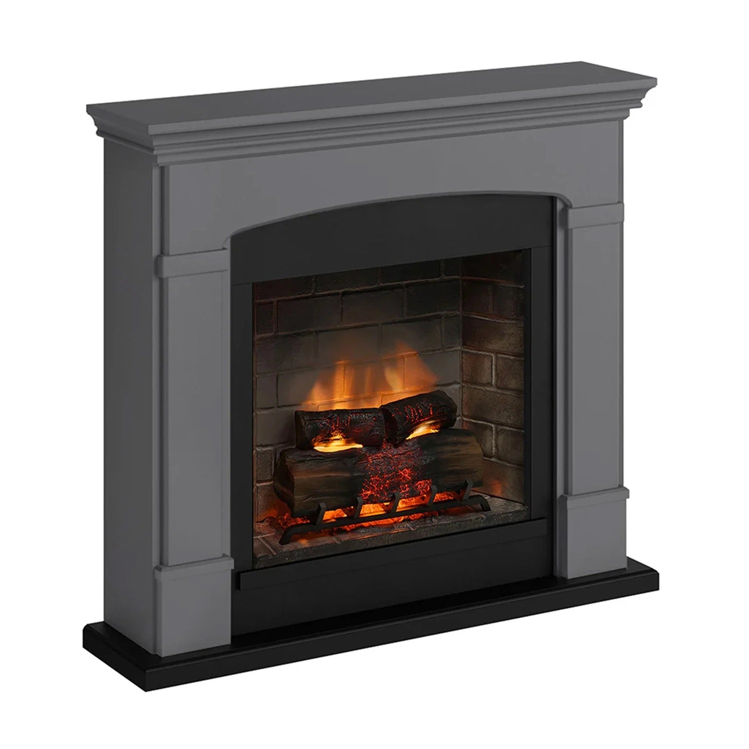 Chimenea eléctrica Helmi - gris
