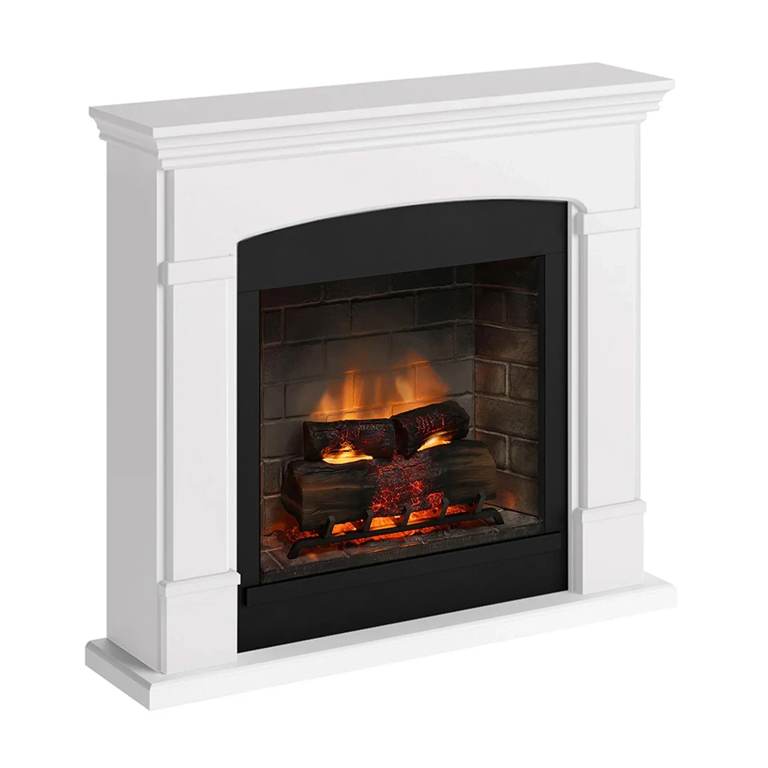 Chimenea eléctrica Helmi - blanca