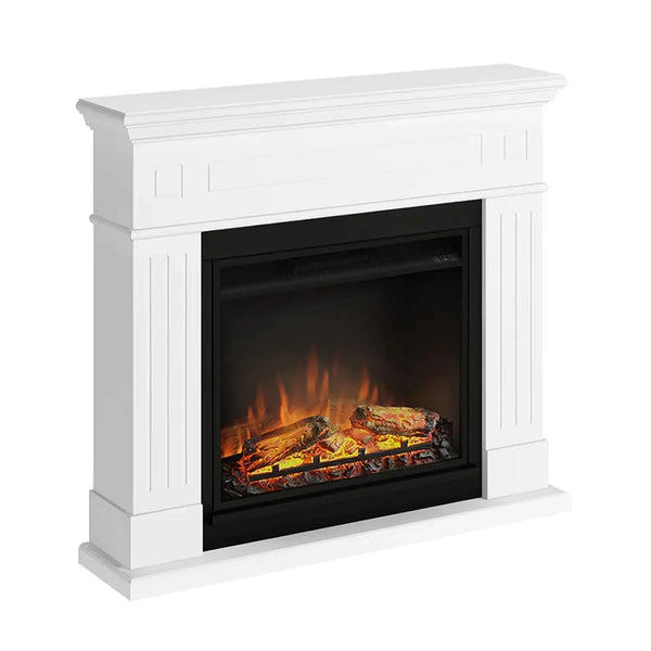 Chimenea eléctrica Larsen - blanca