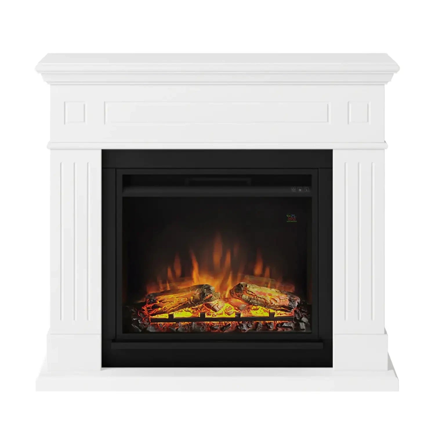 Chimenea eléctrica Larsen - blanca