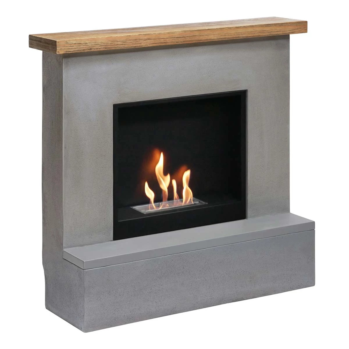 Rolf – Chimenea bioetanol en Gris hormigón