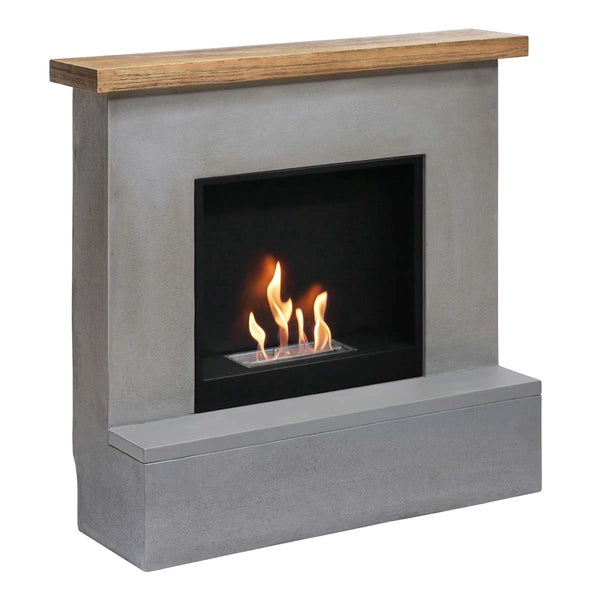 Rolf – Chimenea bioetanol en Gris hormigón
