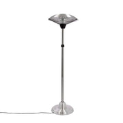 Radiador de pie eléctrico - 900/1200/2100 W - Plateado