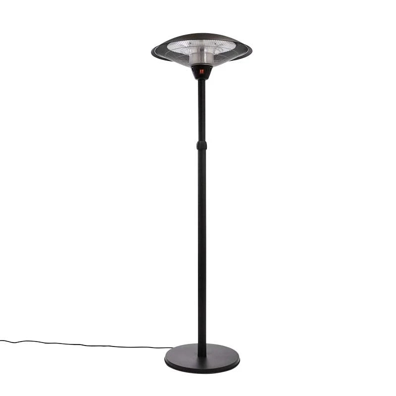 Black adjustable patio heater