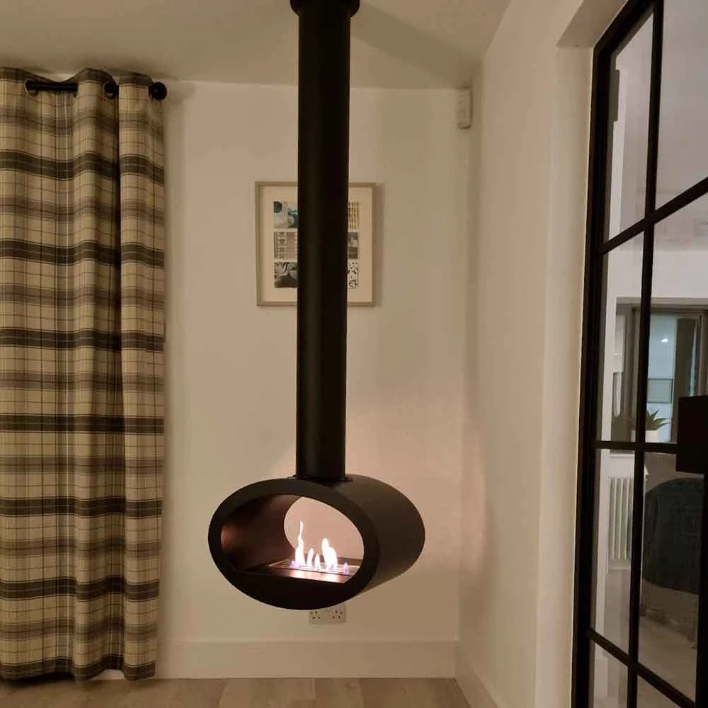 Toronto Negro - Chimenea bioetanol colgante