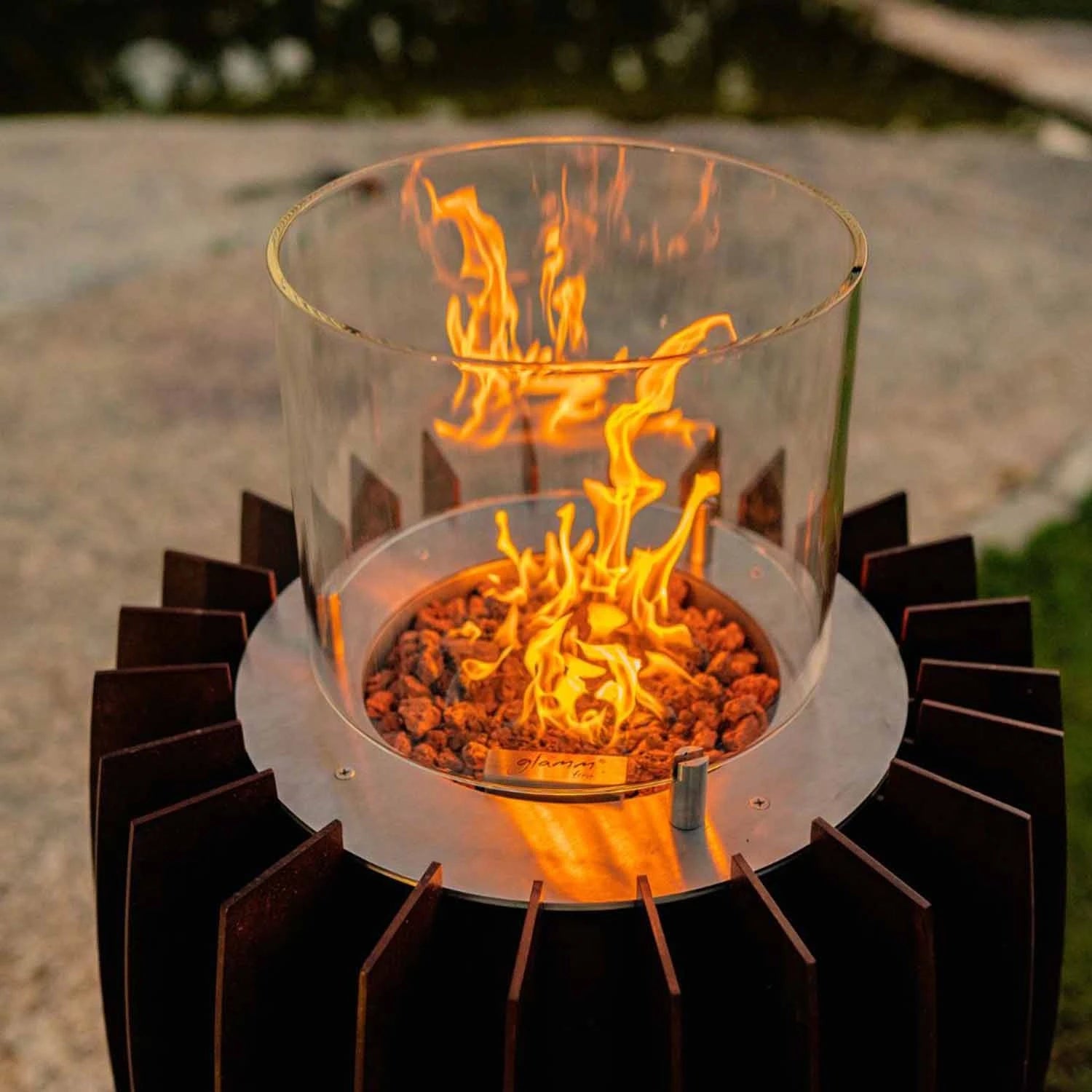 Tuli Gas Heater - Corten Rust GlammFire