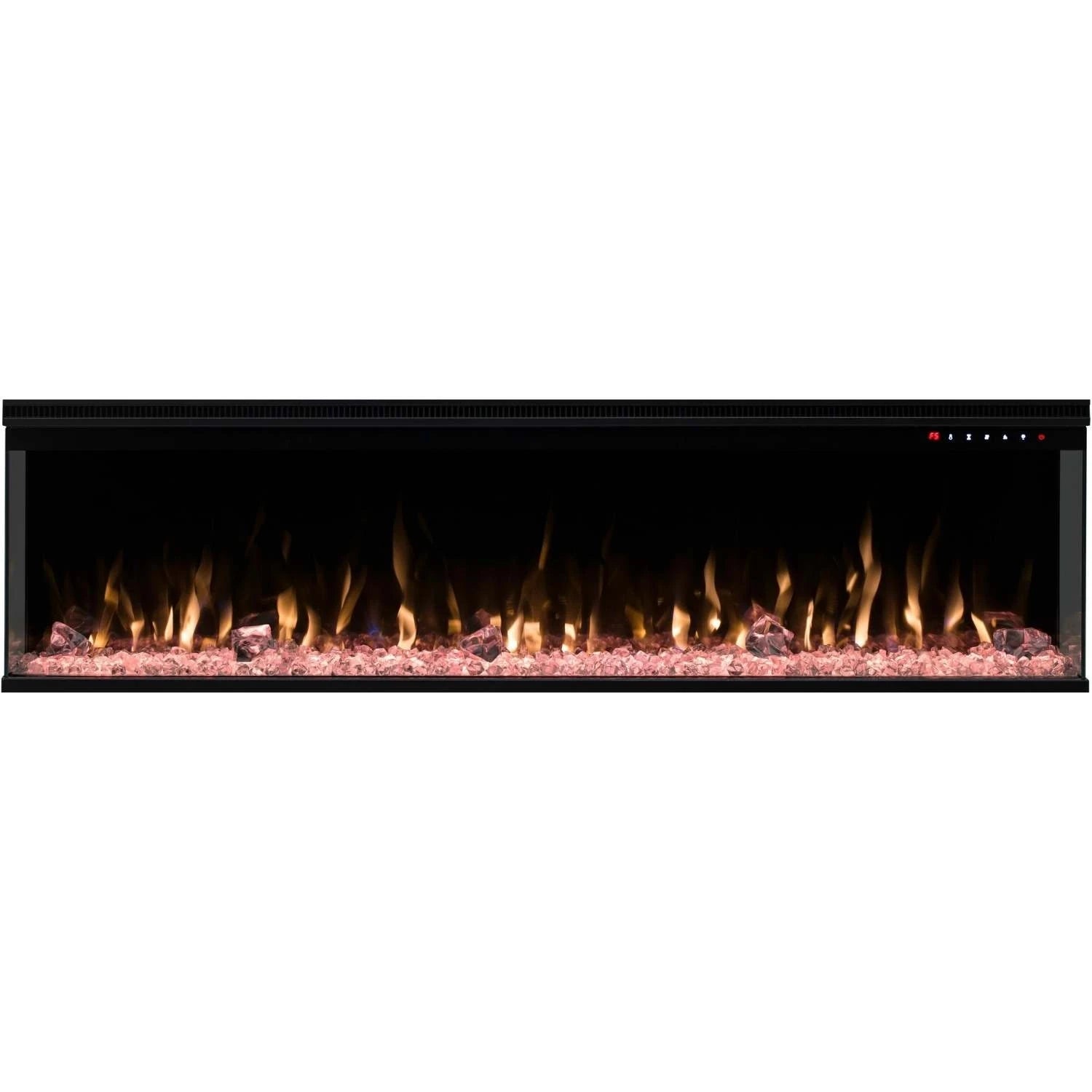 Aflamo Unique 153 cm black wall-mounted electric fireplace