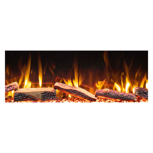 Unique Chimenea eléctrica de 166 cm