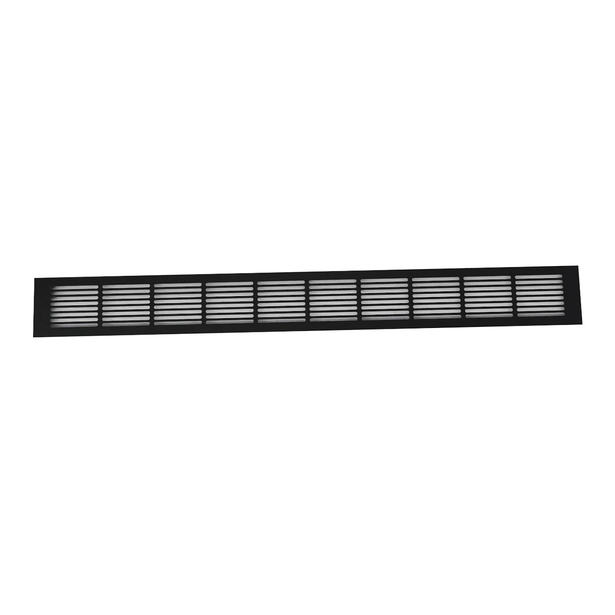 Rejilla de ventilación negra - 100x11 cm - 420 cm²