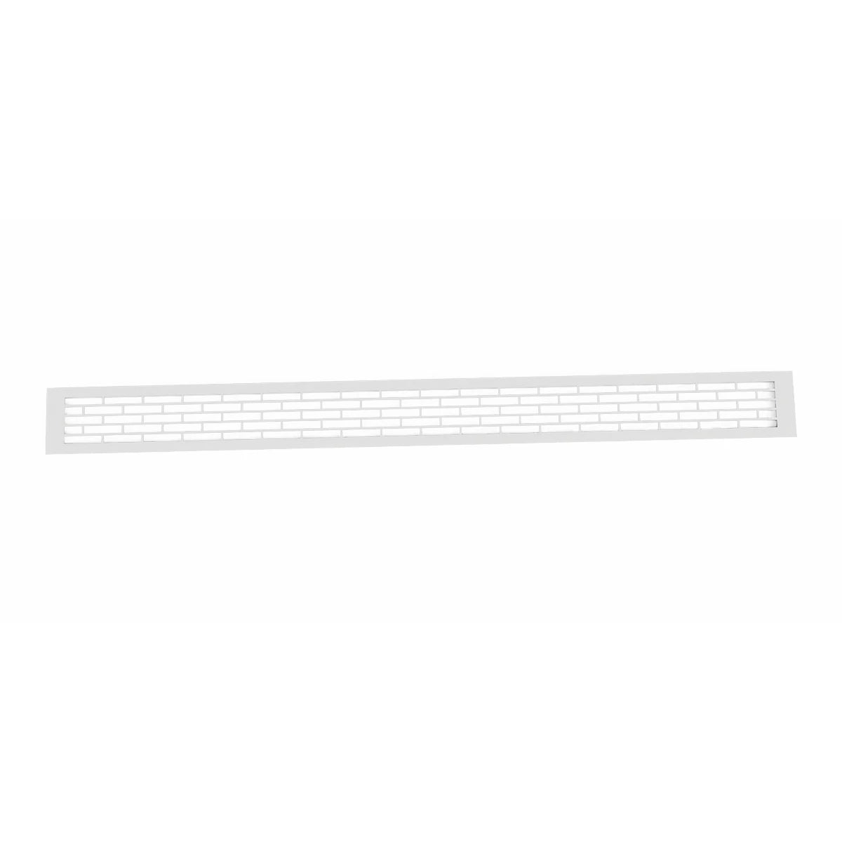 Rejilla de ventilación blanca - 100x9 cm - 450 cm²