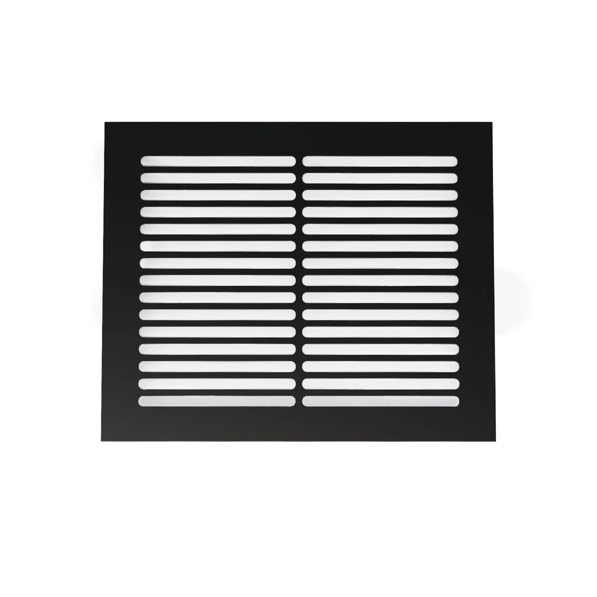 Rejilla de ventilación negra - 25x20.5 cm - 210 cm²