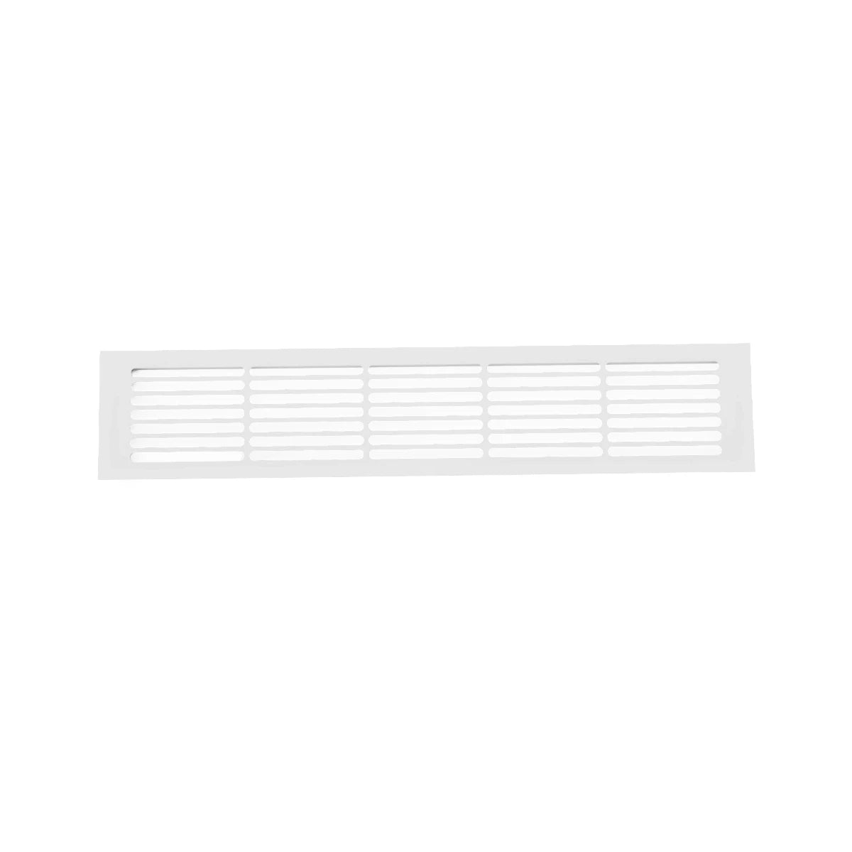 Rejilla de ventilación blanca - 50x10 cm - 214 cm²