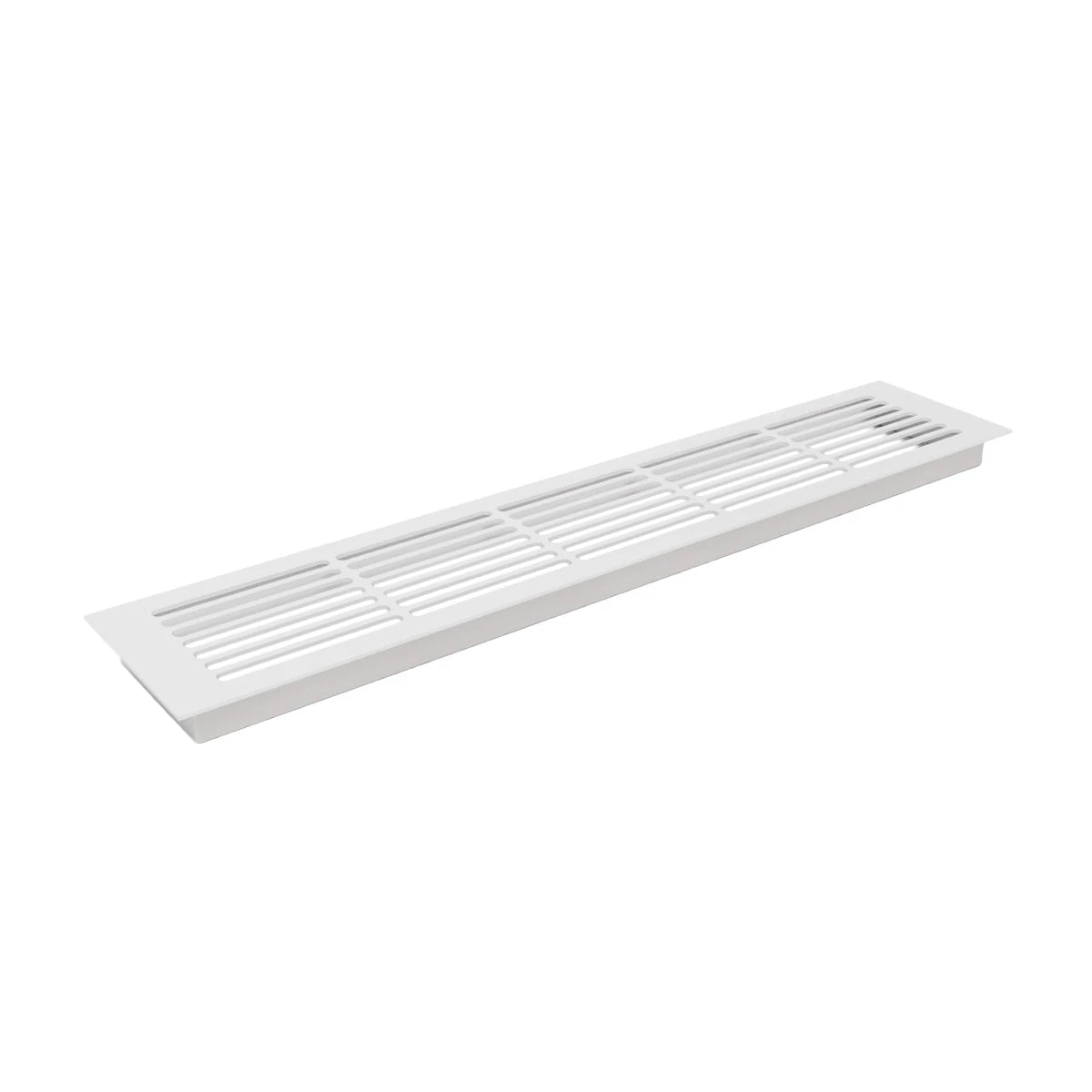 Rejilla de ventilación blanca - 50x10 cm - 214 cm²