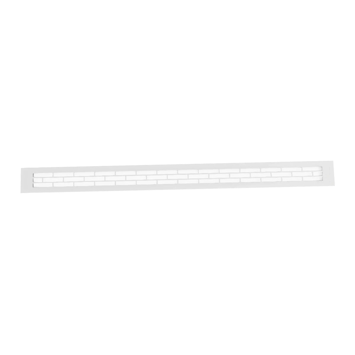 Rejilla de ventilación blanca - 80x6.5 cm - 210 cm²
