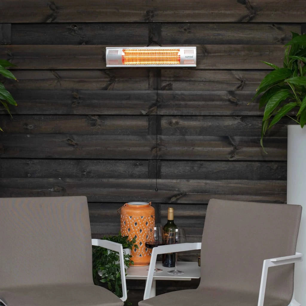 Calefactor de pared Vigo para exteriores con potencia de 1500 W