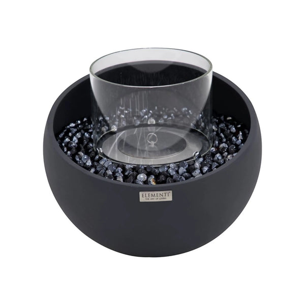 FIRENZE Cuenco de Bioetanol S – Negro Pizarra