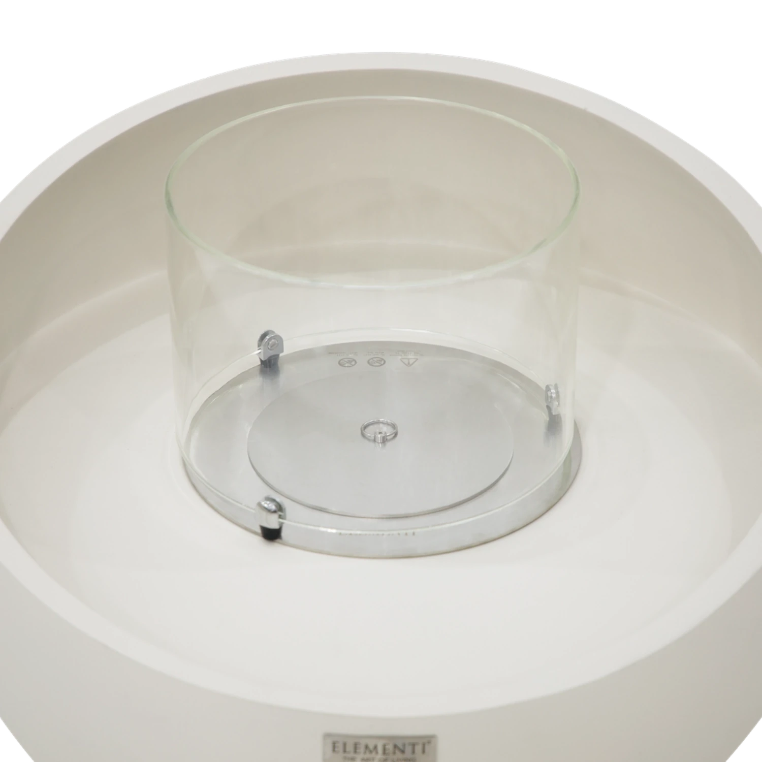 FIRENZE Cuenco de Bioetanol – Blanco Crema