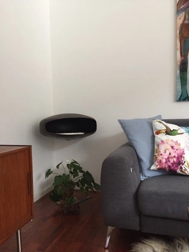 Hein & haugaard wall mounted fireplace