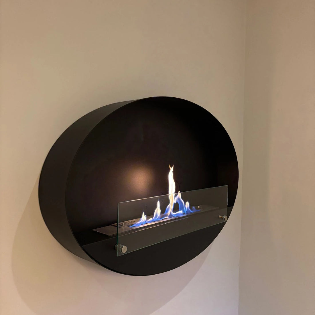 Maryland - Chimenea bioetanol de pared ovalada