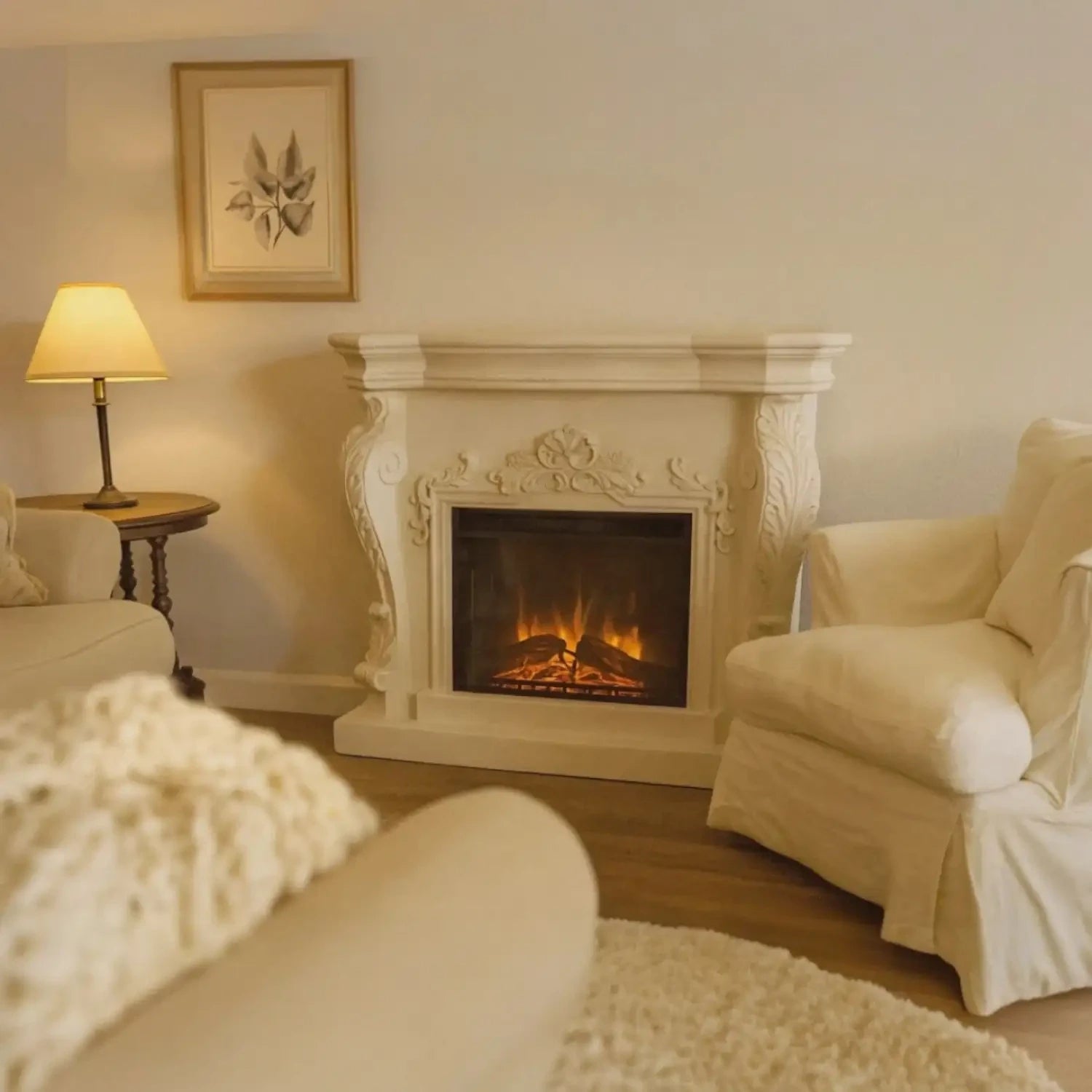 Ymir - Chimenea Eléctrica en Polystone