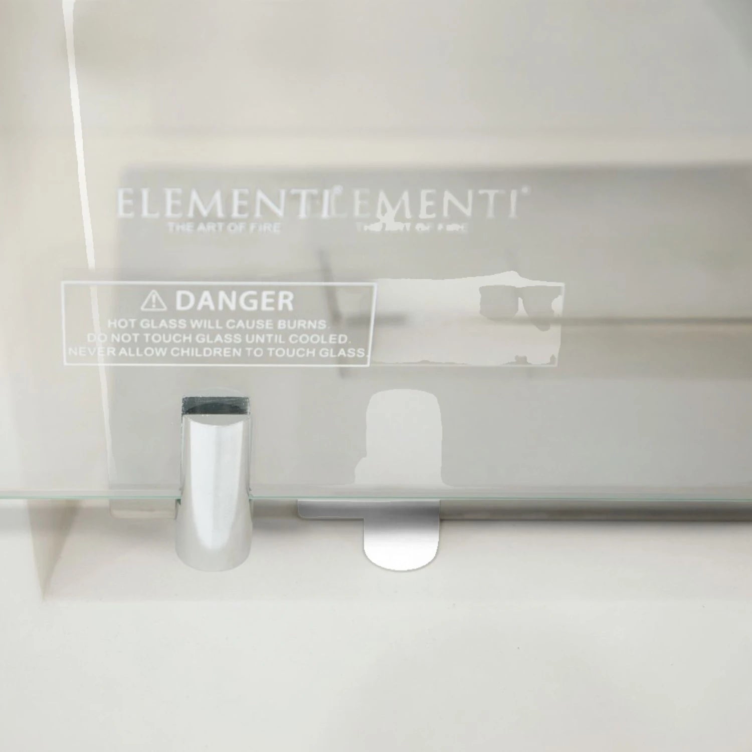 MILANO bioethanol fireplace in Cream White – freestanding with glass