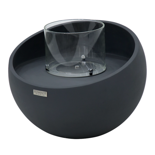 FIRENZE Cuenco de Bioetanol – Negro Pizarra