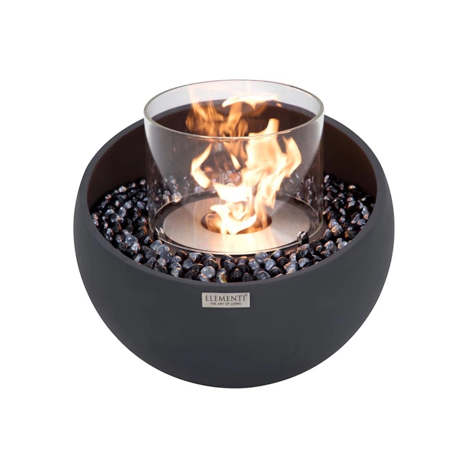 FIRENZE Cuenco de Bioetanol S – Negro Pizarra