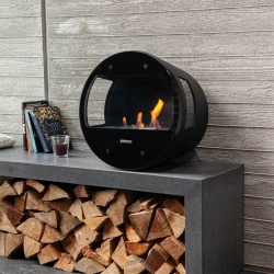 Aduro B1 Chimenea de bioetanol de Sobremesa en Negro