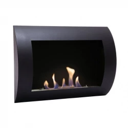 Ocean - Chimenea de bioetanol con estilo de color negro para decorar 