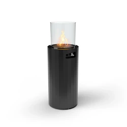 Chimenea de gas exterior Bino - Negro