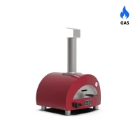 Moderno Portable - Horno de pizza a gas rojo