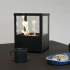 Chimenea de Bioetanol de Mesa Cuadrada - Negro - ScandiFlames