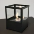 Chimenea de Bioetanol de Mesa Cuadrada - Negro - ScandiFlames