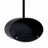 Halifax Black. Chimenea ovalada colgante de 60 cm de diámetro en color negro