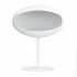 Cocoon Pedestal - Chimenea de pie en blanco mate