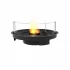 Round 20 EcoSmart - Chimenea de bioetanol redonda en acero y negro