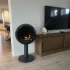 Chimenea de Bioetanol Edmonton - Chimenea independiente con marco en forma de esfera