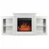 ArtiFlame Fashion AF18 blanca - Chimenea eléctrica con mueble