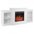 ArtiFlame Fashion AF18 blanca - Chimenea eléctrica con mueble