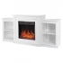 ArtiFlame Fashion AF18 blanca - Chimenea eléctrica con mueble