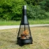 Chimenea de exterior Kuwait en color negro