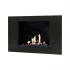 Biochimenea de pared Goya de Xaralyn - MDF negro