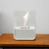 Chimenea de bioetanol pequeña de mesa en blanco de ScandiFlames